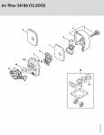 Stihl SH 86-D Catalytic Converter Vacuum Shredder Spare Parts